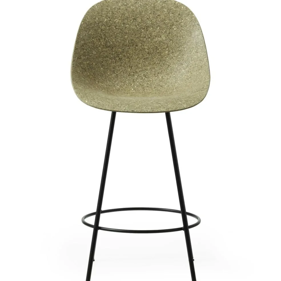 Mat Bar Chair 75 cm, Seaweed / Black