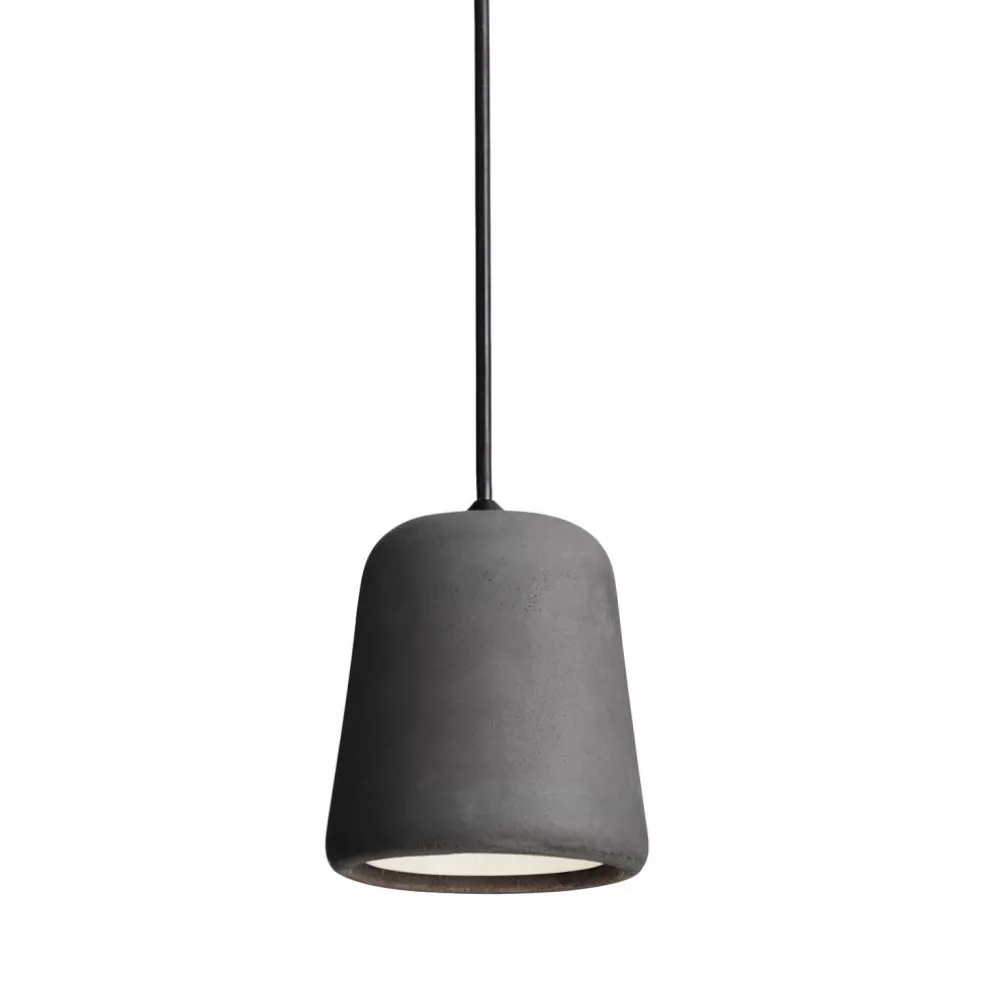 Material Pendant Lamp, Black/Smoked Oak