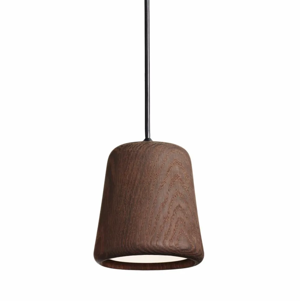 Material Pendant Lamp, Black/Smoked Oak
