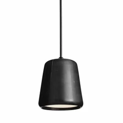 Material Pendant Lamp, Black/Smoked Oak