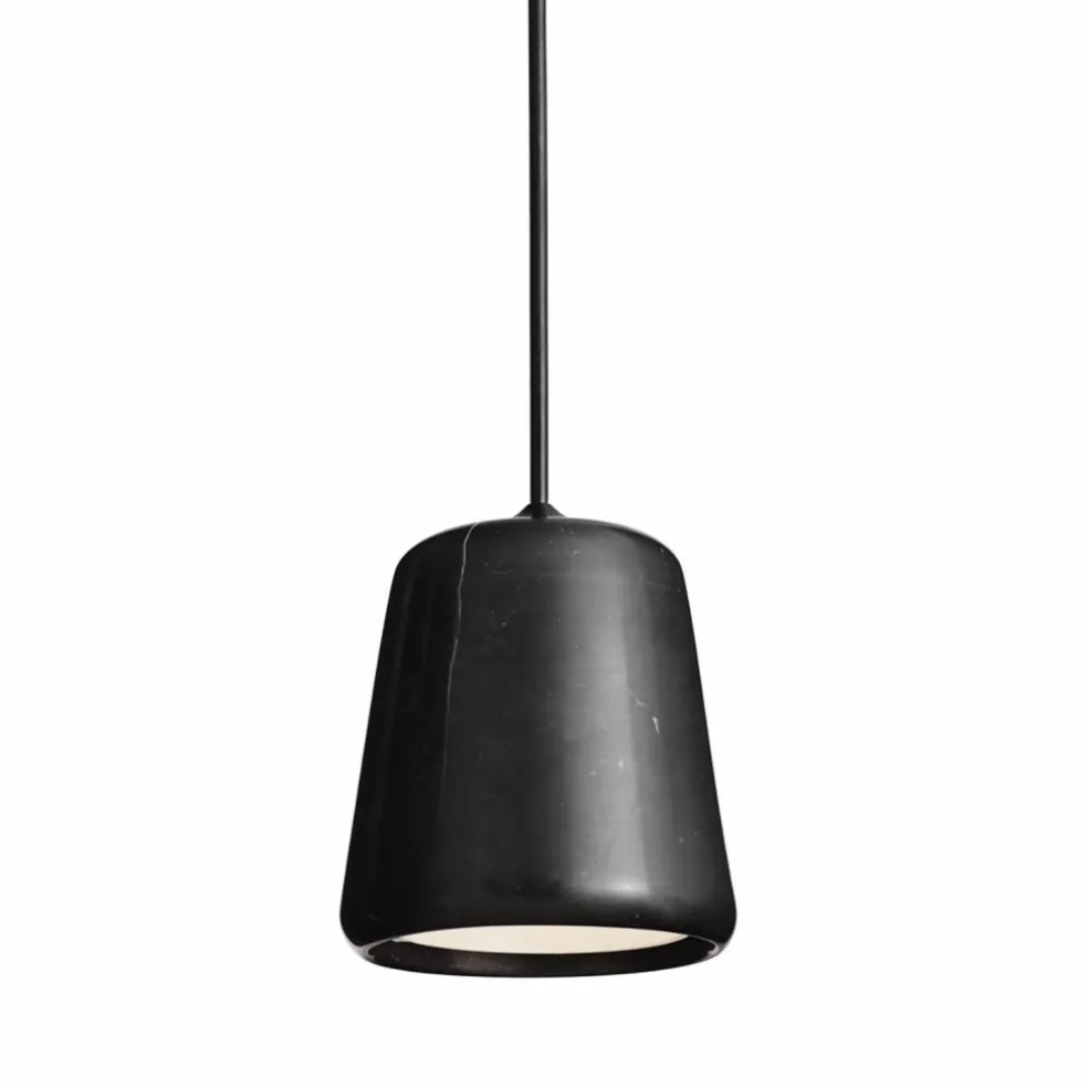 Material Pendant Lamp, Black/Smoked Oak