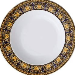 Medusa Blue Deep Plate, 22 cm