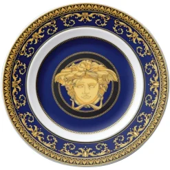 Medusa Blue Side Plate, 18 cm