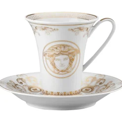 Medusa Gala Coffee Cup With Saucer, 18 cl