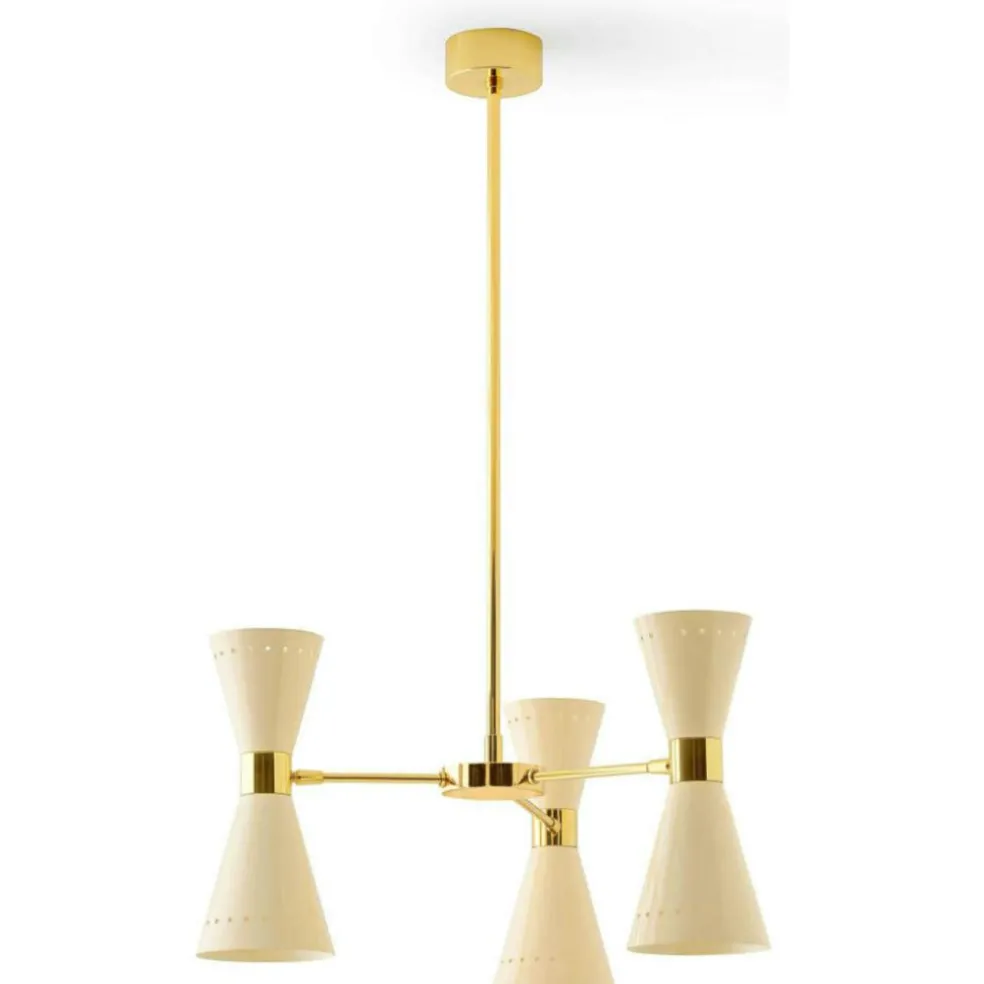 Megafono 3 Pendant, Ivory