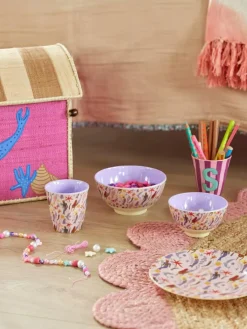 Melamine Bowl 30 cl, Check Pink