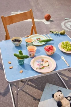 Melamine Plate 20 cm, Pink Happy Forest