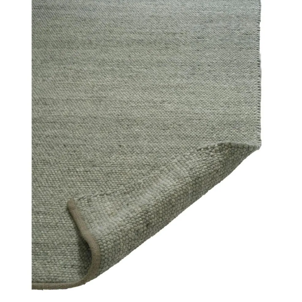Merino Rug 140x200 cm, Green