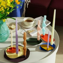 Mie Mini Candlestick 8 cm, Desert Sage