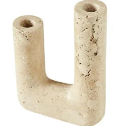 Minerva Candlestick, Cream