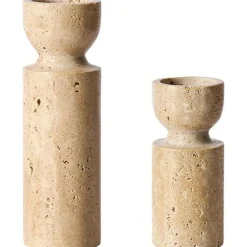 Minerva Tealight Holder Creme 2-pack