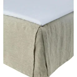 Miramar Bed Skirt 180x220 cm, Oatmeal