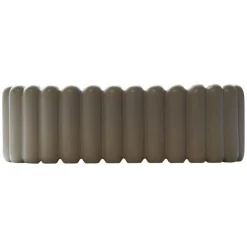 Mist Plant Pot Oval Small, Dust