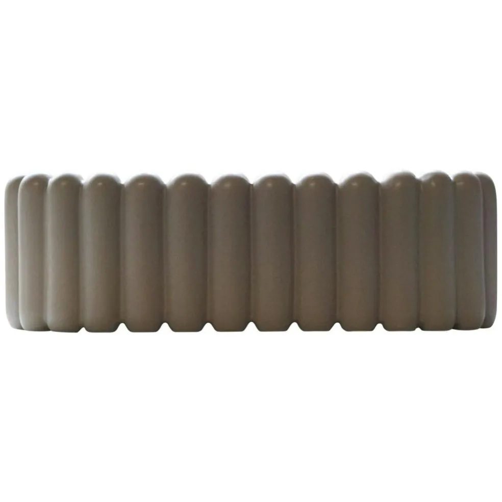 Mist Plant Pot Oval Small, Dust