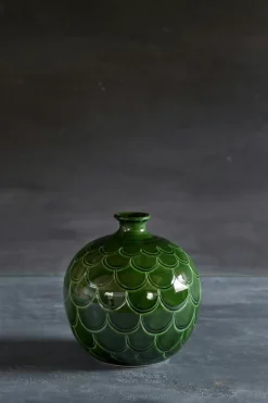 Misty Vase 23 cm, Green