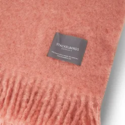 Mohair Blanket Rolled Fringe 130x170 cm, Olive Green