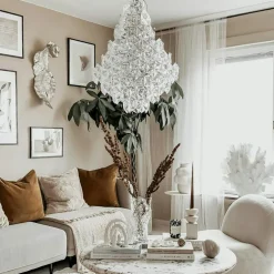 Monarque Grande Chandelier, Chrome