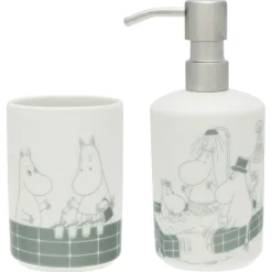 Moomin Bathroom Set, Flower garden