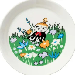 Moomin plate 19 cm Little My and meadow