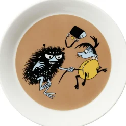 Moomin Plate 19 cm Stinky in action