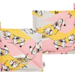 Moomin Pot Holder Family Time 22x22 cm 2-pack