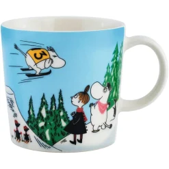 Moomin Winter 2024 Mug 30 cl, Ski jumping