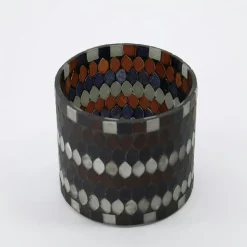 Mosa Candle Holder Brown 10x10 cm