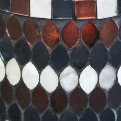 Mosa Candle Holder Brown 10x10 cm