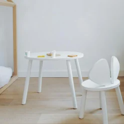 Mouse Children's chair (2-5 years), Matt lacquered Oak