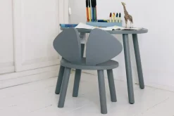 Mouse Children's chair (2-5 years), Matt lacquered Oak