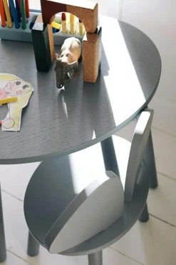 Mouse Children's chair (2-5 years), Matt lacquered Oak