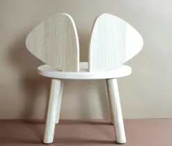 Mouse Children's chair (2-5 years), Matt lacquered Oak