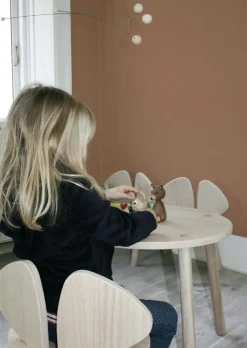 Mouse Children's chair (2-5 years), Matt lacquered Oak