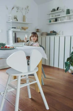 Mouse Junior Child Chair (3-9 years), White Ash