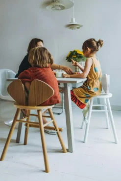 Mouse Junior Child Chair (3-9 years), White Ash