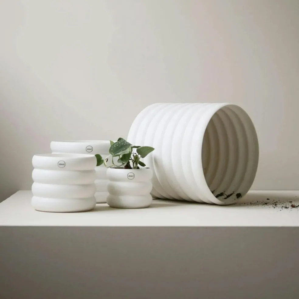 Mud Pot Medium, White