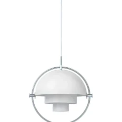Multi-Lite Pendant 36 cm, Brass / Sea Grey Semi-matte