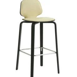 My Chair Bar Stool 75 cm, Cognac / Black Steel