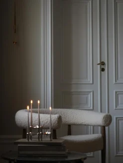 Nagel Candlestick 3 Pieces, Brushed Brass