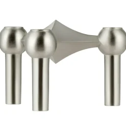 Nagel Candlestick, Brushed Brass