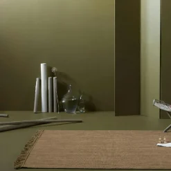 Nanda Dhurry Wool Rug 80x250 cm, Beige