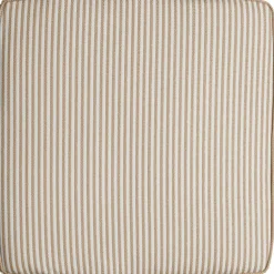 Narrow Stripe Cushion 45x45 cm, Beige