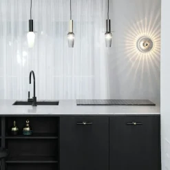 New Wave Optic Wall Lamp, Clear