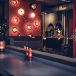 New Wave Optic Wall Lamp, Clear