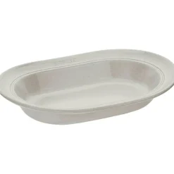 New White Truffle Saucer Oblong