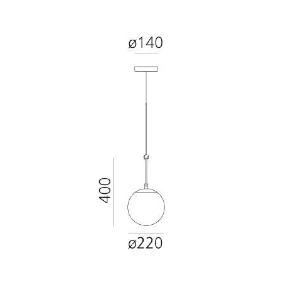 NH 35 Ceiling Lamp, Brass / Black