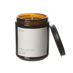 Night Hyacinth Scented Candle Brown Glass 200 g