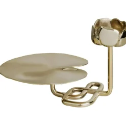 Ninfea Candle Holder Gold, No.1