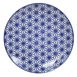 Nippon Blue Plate 20,6 cm, Lines