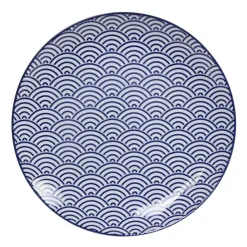 Nippon Blue Plate 20,6 cm, Lines